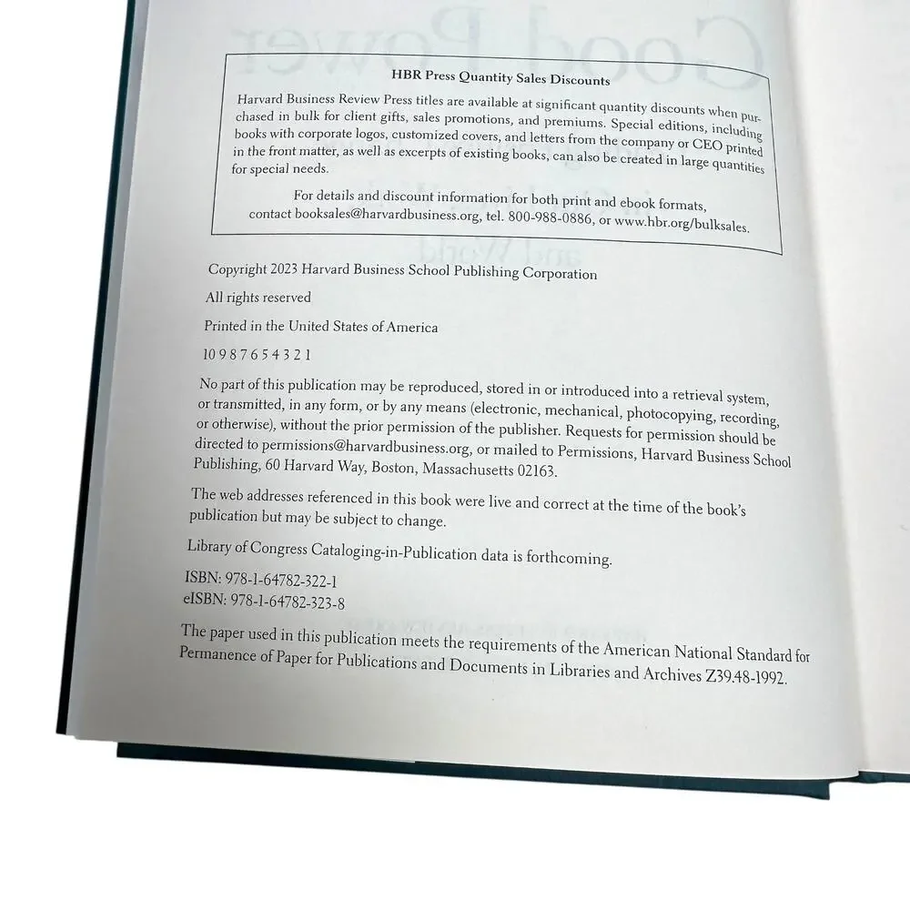 Good‎ Power Leading Positive Change Ginni Rometty Signed 1st Edition Autographed